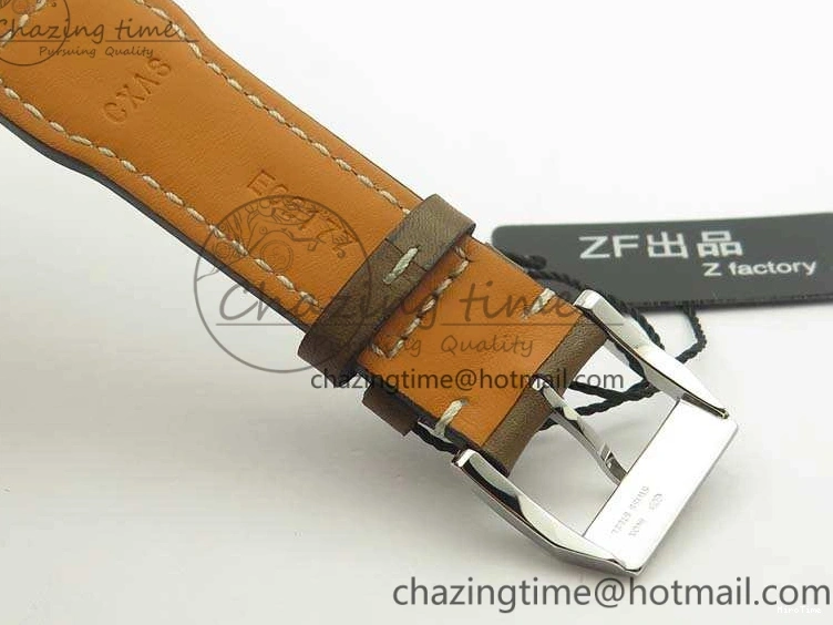 MIROTIME 0523 SunProtective Pilot Chrono IW377713 ZF 1:1 Best Edition Brown Dial On Brown Leather Strap A 7214